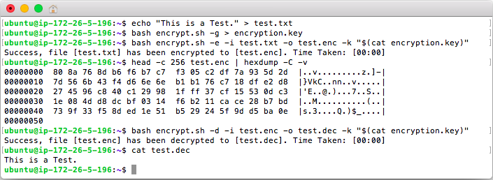 Encrypt and Decrypt a File