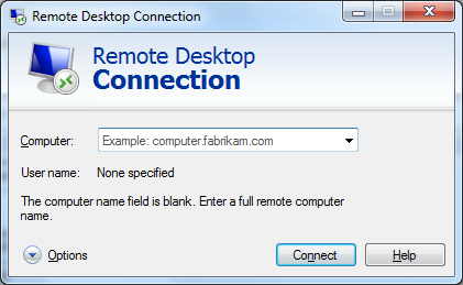 Remote Desktop Connection (RDC)